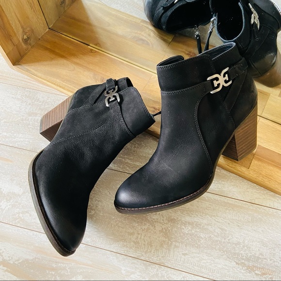 New Sam Edelman Morgon Nubuck Leather Ankle Bootie - Picture 6 of 10